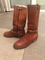 Leder Winterstiefel Kinder gefüttert Cognac Gr. 38 München - Trudering-Riem Vorschau