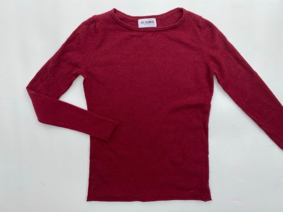 Just Cashmere 100% Kaschmir Pullover Gr. S 36 beere in Reinbek