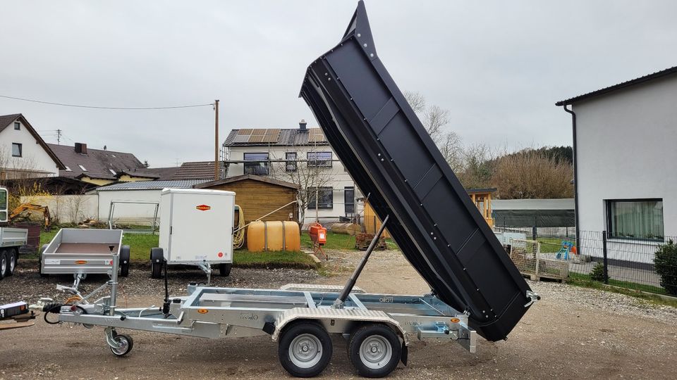 PKW Anhänger Muldenkipper Dumper3-35 3500kg Rückwärtskipper 3,5to in Fischach