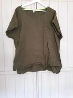 Bluse Shirt Tshirt Sheego 48/50 khaki Brandenburg - Roskow Vorschau