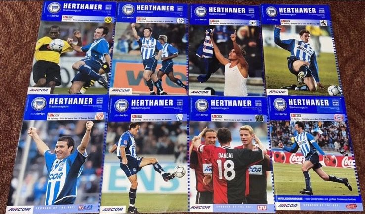 Hertha Bsc Stadionmagazin Sammlung 2002/2003 in Berlin