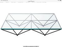 Ital. Designertisch, Glastisch Nordrhein-Westfalen - Werdohl Vorschau