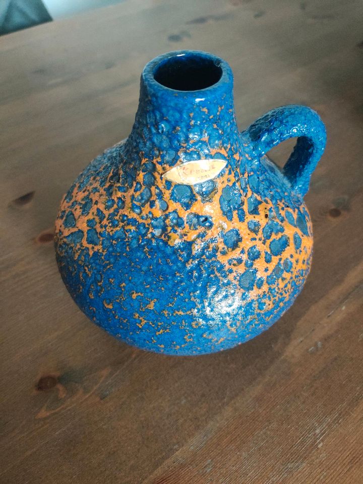 Kreutz Keramik Vase lila-orange in Magdeburg