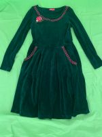 Tante Betsy Kleid Samtkleid Nickykleid grün Gr. s  36/38 Essen - Rüttenscheid Vorschau