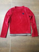 Kuschelig-weicher Mädchen-Pullover, Samt/ rot mit Glitzerbund Hessen - Wächtersbach Vorschau