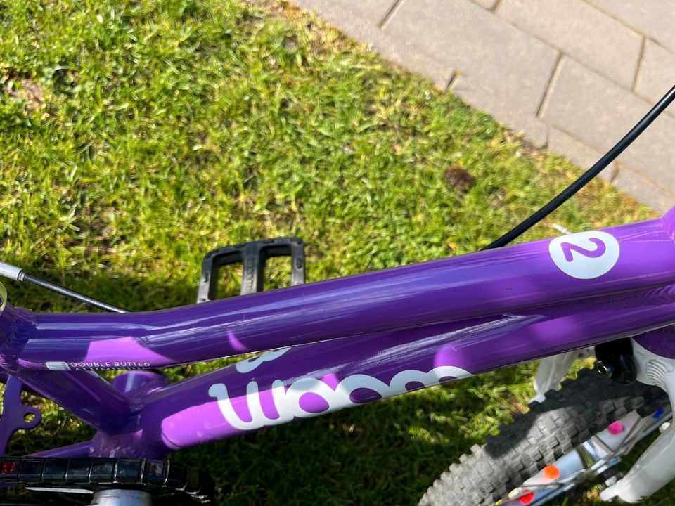 Kinderfahrrad woom 2 purple haze lila in Limburg