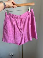Zara Damen Shorts aus Leinen in Pink Gr. S Baden-Württemberg - Filderstadt Vorschau