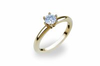 18 kt 750/. Diamant Weißgold Solitaire Ring Brill. 0,50 ct Baden-Württemberg - Tiefenbronn Vorschau