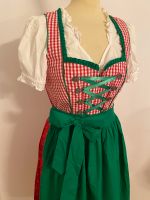 Dirndl Gr. 38 grün pink mit Bluse Waschdirndl Neuhausen-Nymphenburg - Nymphenburg Vorschau