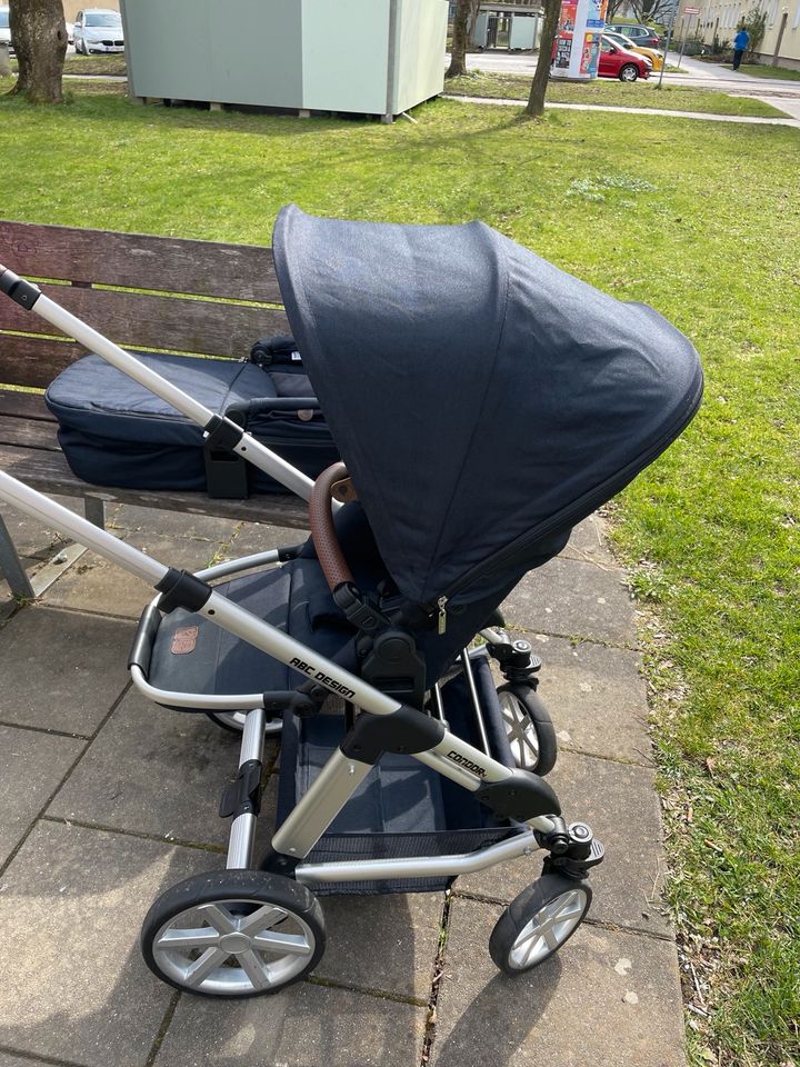 ABC design Kinderwagen 3in1 condor4 in blau in München