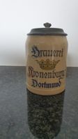 Bierkrug Brauerei Kronenburg Dortmund mit Zinndeckel aus 1974 Nordrhein-Westfalen - Ratingen Vorschau