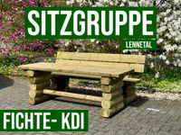 Sitzgruppe Gartenmöbel Garten Lounge Tisch Bank Holz - KDI Nordrhein-Westfalen - Lennestadt Vorschau
