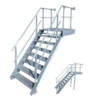 7 Stufen + Podest Treppe beids. Geländer B 100 cm H 120 - 160 cm Nordrhein-Westfalen - Hamminkeln Vorschau
