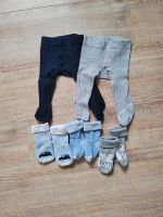 Ernstings Set Strumpfhose Babysicken blau grau Gr. 50/56 Berlin - Spandau Vorschau