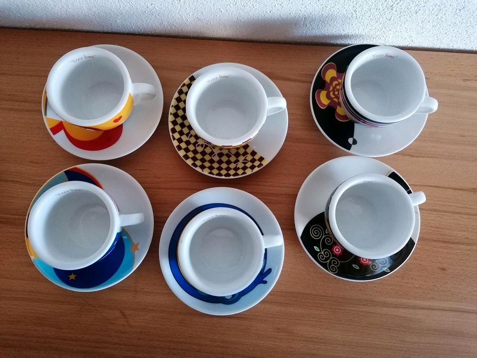 Magic Eye Cappuccino Tassen free time Zeller Porcellan in Bayern - Landau a  d Isar | eBay Kleinanzeigen ist jetzt Kleinanzeigen