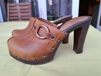Schuhe, Klogs-Form, beige, Gr. 39, 3 x getragen Bayern - Hebertshausen Vorschau