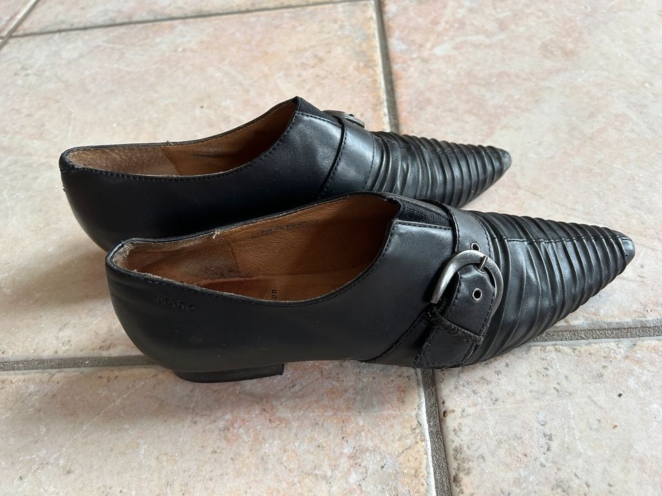 Marc Collection Schuhe/Halnschuhe Gr. 38 , schwarz , echtes Leder in Neumünster