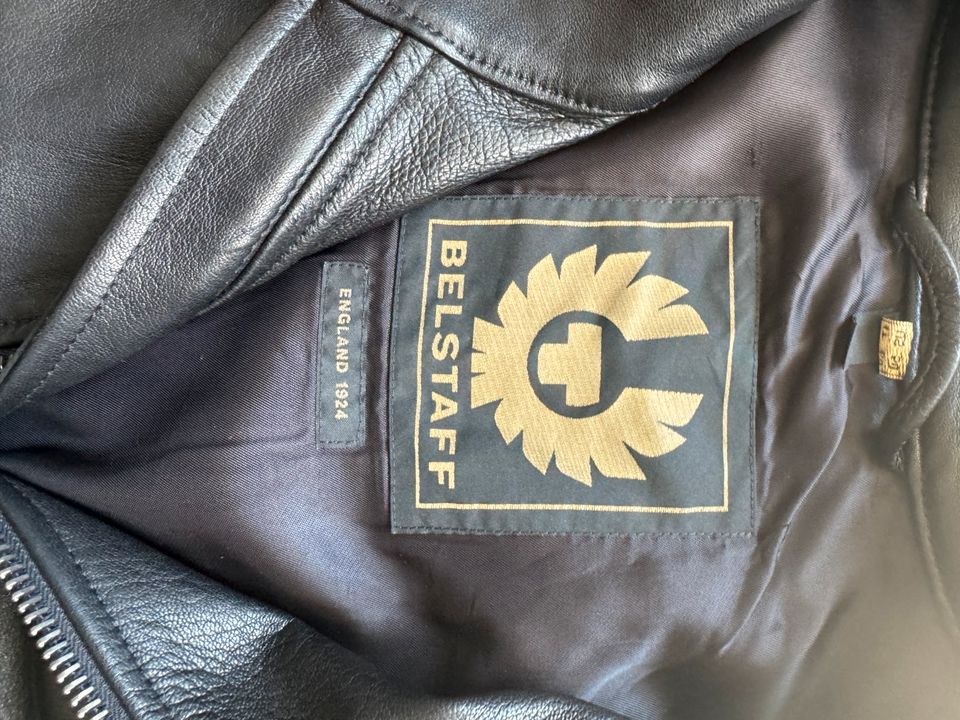 Belstaff Racer Lederjacke Made in Italy Herren in Frankfurt am Main