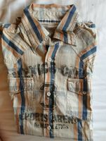 Blend Re Work Hemd XL beige  blau kariert Vintage Retro Bayern - Mainburg Vorschau