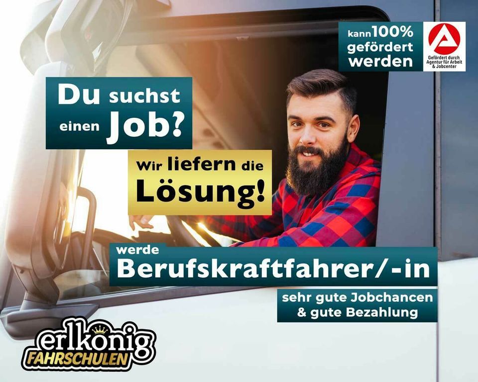 LKW-Fahrer und Jobgarantie - Weiterbildung mit Führerschein Klasse C/CE in Berlin