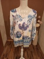 Bluse "comma" ❤ tolle neuwertige Bluse Weiß/Bunt Neuwertig Gr. 40 Saarland - Saarlouis Vorschau