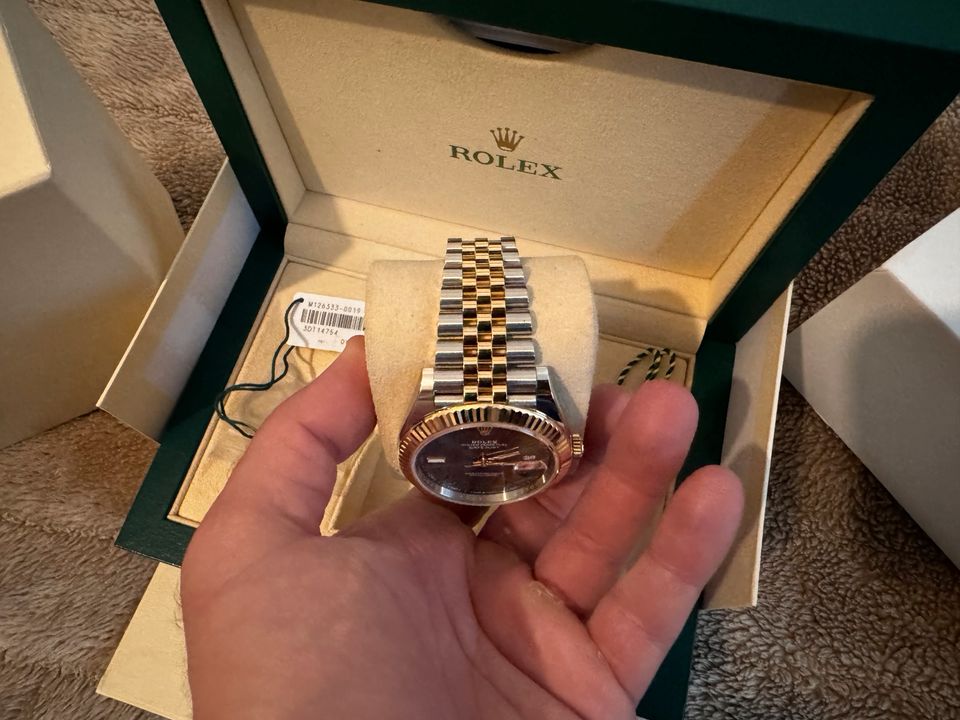 Rolex Datejust 41 Stahl Gold Wimbledon 10/2021 in Wiesbaden