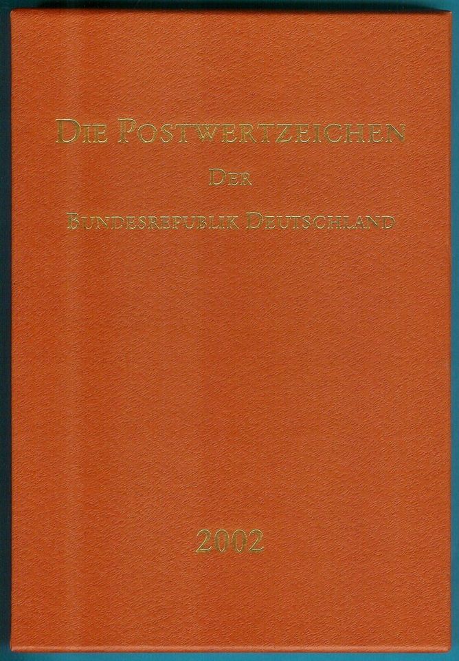 Die Postwertzeichen der Bundesrepublik Deutschland 2002 LEER NEUW in Löningen