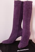 Stiefel Jil Sander Veloursleder  39,5 violett Eimsbüttel - Hamburg Rotherbaum Vorschau