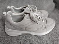 Rollingsoft b.Gabor Sneaker Wild-Leder hell-grau Gr.7,5 (41,5) Niedersachsen - Hildesheim Vorschau