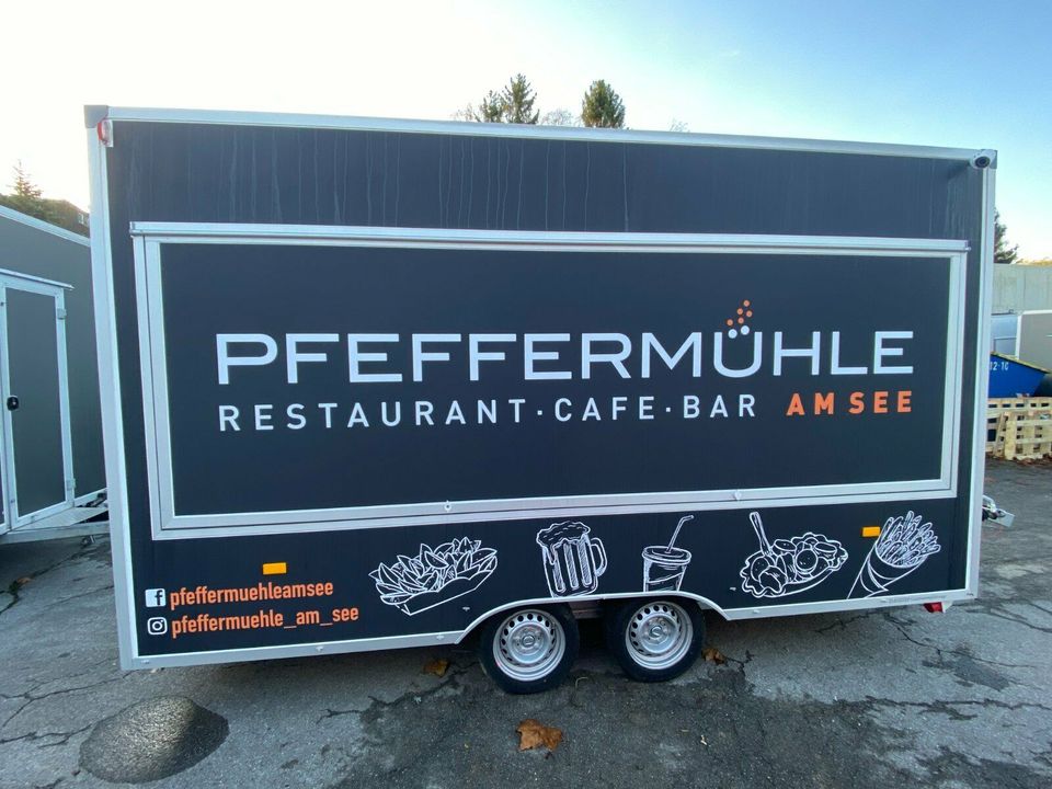 Imbisswagen PREMIUM Foodtrailer Food Truck Verkaufsanhänger NEU in Wülfrath