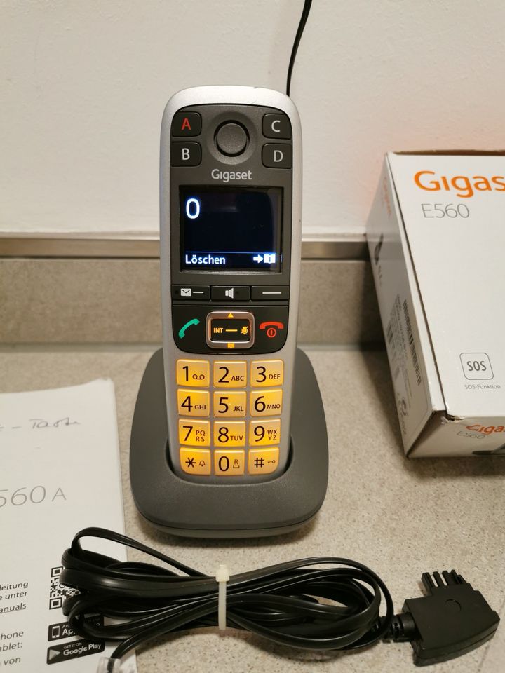 Gigaset E560 Premium Telefon DECT Grosstasten OVP TOP in Siegen