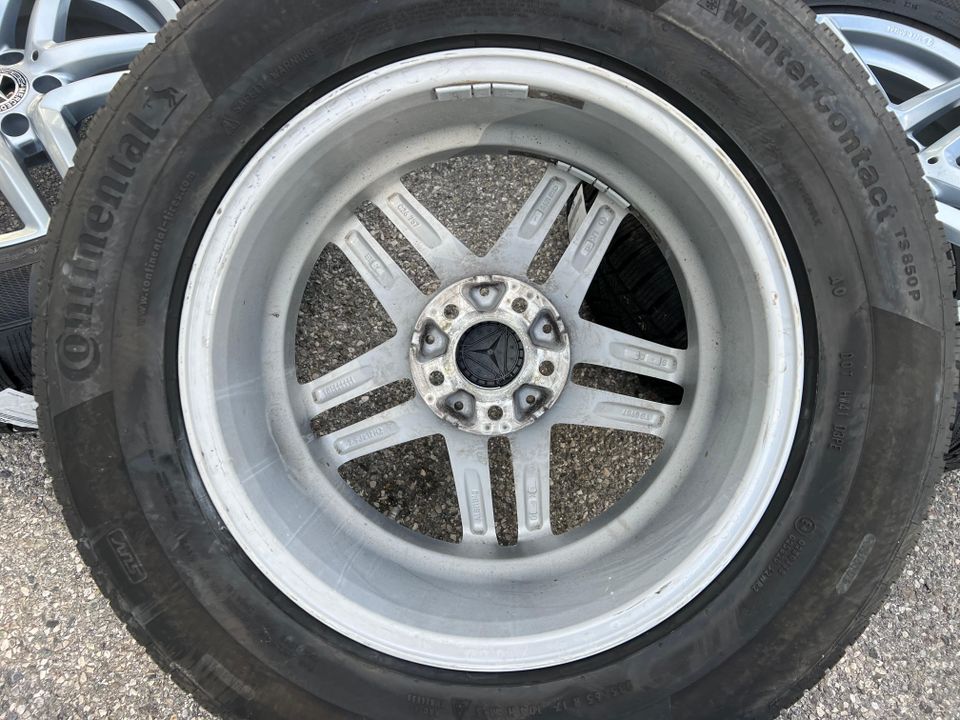 4 ALU 17" WINTERRÄDER MERCEDES GLC X253 235/65R17 104H CONT #1F2B in Bad Tölz