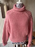 H&M dicker Strickpullover Rollkragen Pullover 36 rosa Niedersachsen - Lathen Vorschau