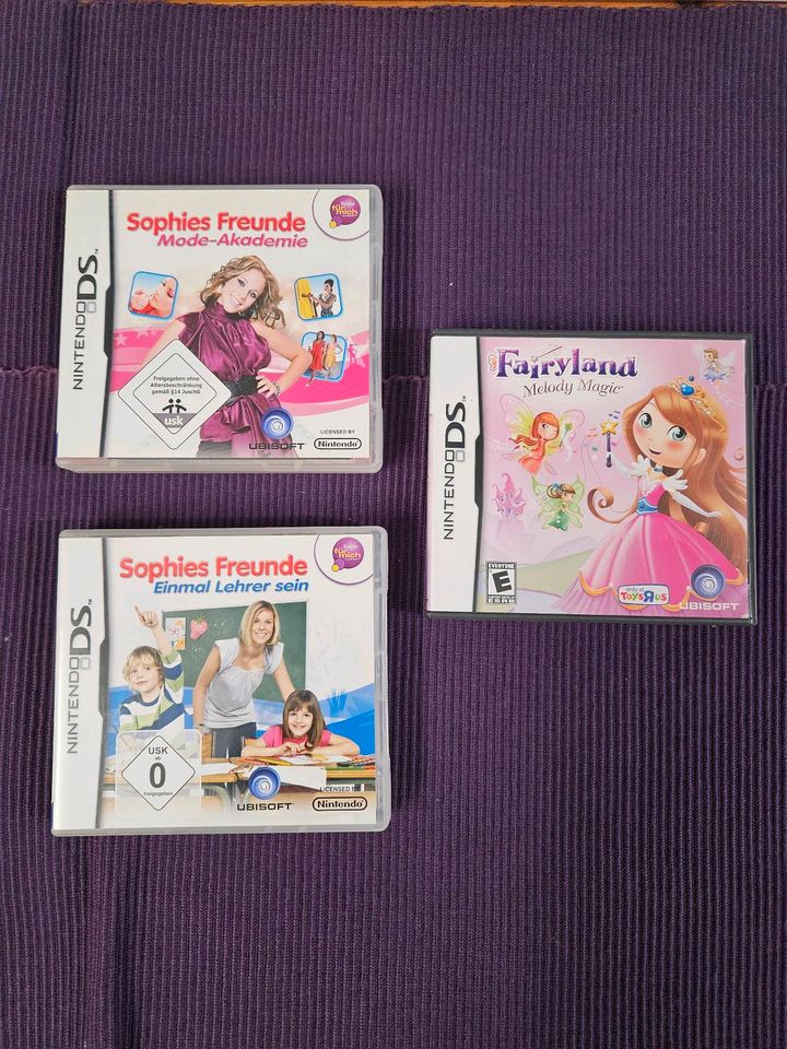Nintendo DS Spiele Sophies Freunde Mode Lehrer + Fairyland in Westerrönfeld