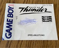 Days Of Thunder Gameboy Anleitung Niedersachsen - Bodenfelde Vorschau