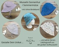 Musselin Sommerhut Fischerhut Nackenschutz Gr.92/98 KU 50-54 17€* Bergedorf - Ochsenwerder Vorschau