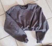 FB Sisters New Yorker Sweat Shirt bauchfrei grau Größe S Bayern - Oberreute Vorschau