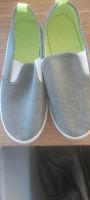 ☆ Halbschuh Slipper von H&M Stoff grau 34 ☆ Niedersachsen - Hatten Vorschau