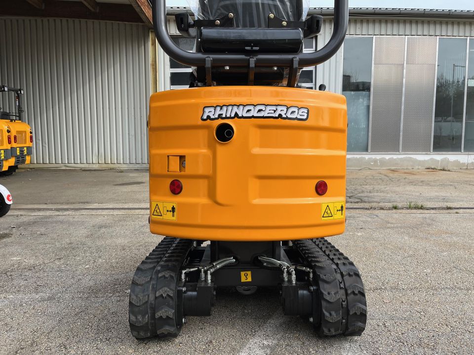 Minibagger Rhinoceros KS10-8 3 Zyl. KUBOTA inkl. Schaufelpaket in Aicha vorm Wald