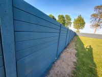 Betonzaun Sichtschutz Gartenzaun Schallschutz Montage Garten Sachsen-Anhalt - Eisleben Vorschau