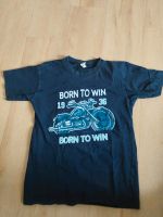 Blaues T-Shirt "Born to win" gr 140 Hannover - Südstadt-Bult Vorschau