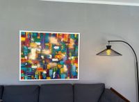 Unikat: Abstraktes Gemälde auf Leinwand 1,00m x 1,20m Leipzig - Plaußig-Portitz Vorschau