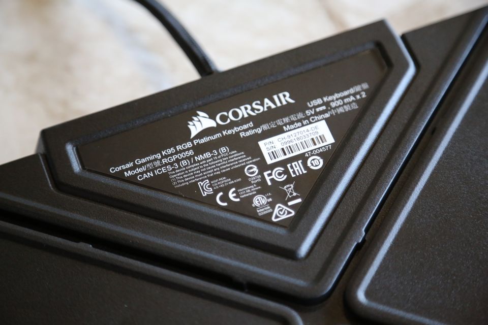 Corsair K95 RGB Platinum Keyboard in Rechberghausen