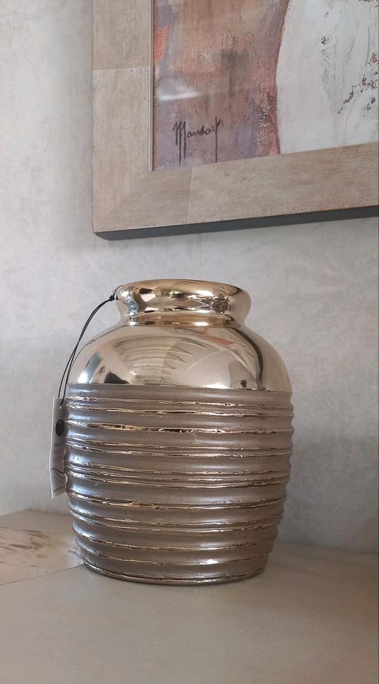 Gilde Gold Vase inkl. Versand in Dortmund