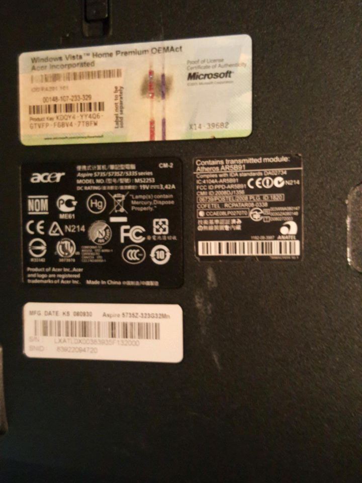 Acer Aspire 2253 Dual Core 4 GB Ram Gebraucht in Düsseldorf