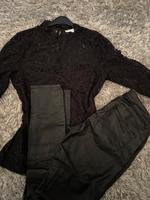 C&A Lederoptik Jeans 27/32 Schwarz & tom tailor Spitzen Pulli M Bayern - Stegaurach Vorschau