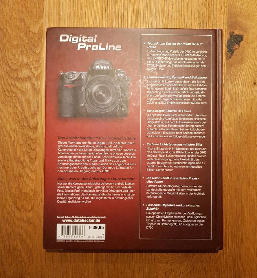 Kamerabuch - Das Profihandbuch zur Nikon D700, Jörg Walther in Neuried Kr München