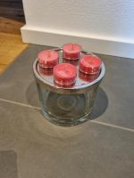 Partylite Kerzenglas, Kerzenhalter / Glas mit Teelichtdeckel Bayern - Winzer Vorschau