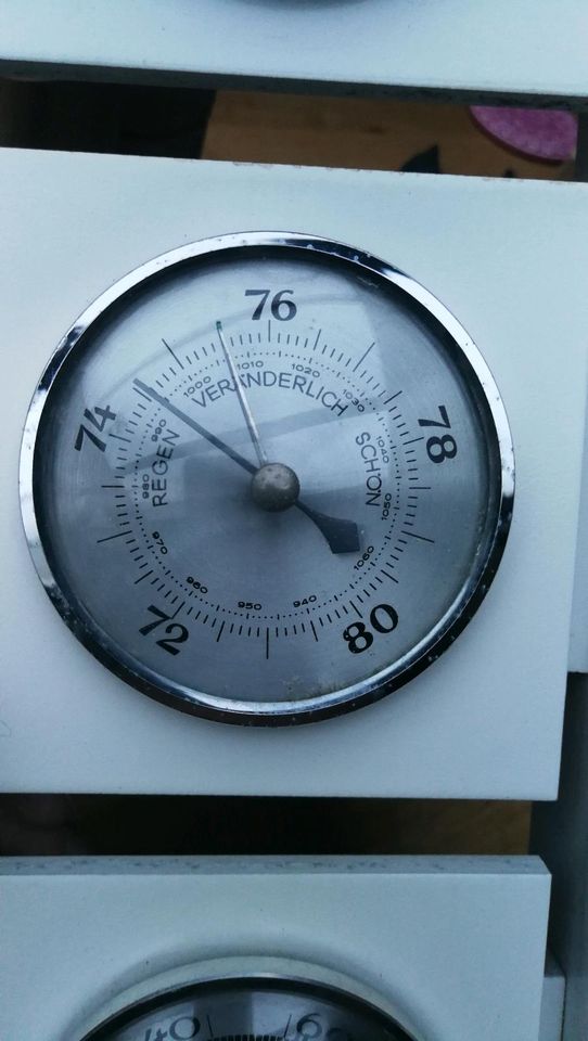 Wetterstation Thermometer Barometer Hydrometer in Plankstadt