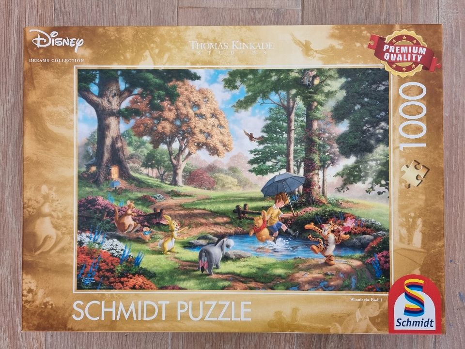 SCHMIDT Puzzle 1000 Teile THOMAS Kinkade Disney WINNIE the POOH in München
